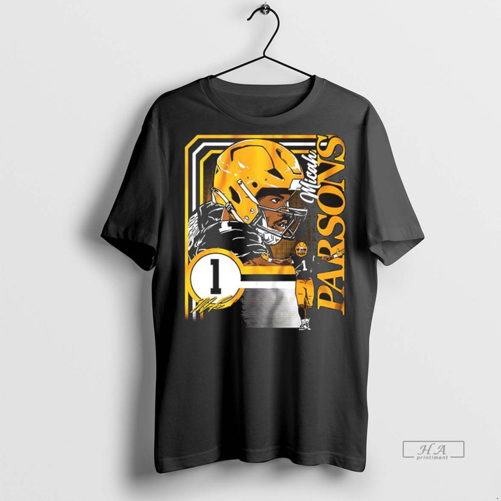 Trendy Official Micah Parsons Green Bay Packers Football Collage Frame Signature Tee Sweater