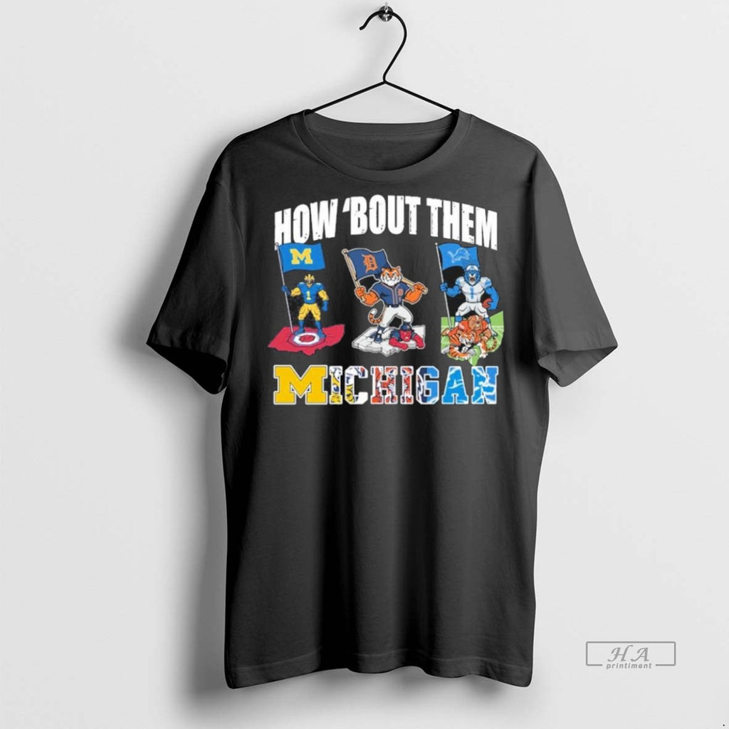 Trendy Official Michigan Sports How Bout Them Team Tee Sweater
