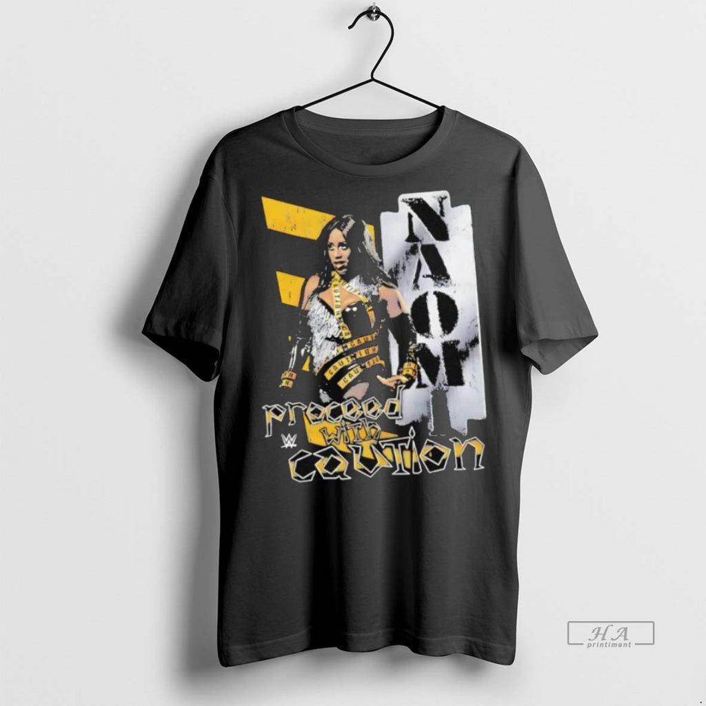 Trendy Official Naomi Proceed With Caution Graphic Tee Sweater