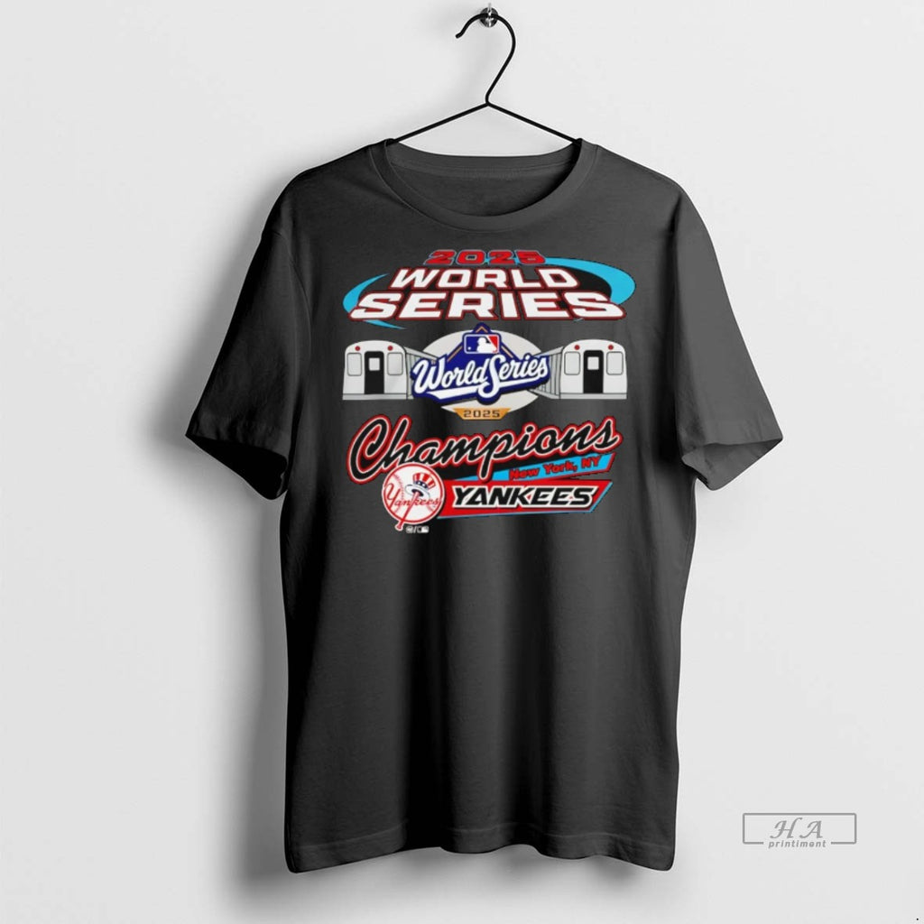 Trendy Official New York Yankees 2025 World Series Showcase Champions Tee Sweater