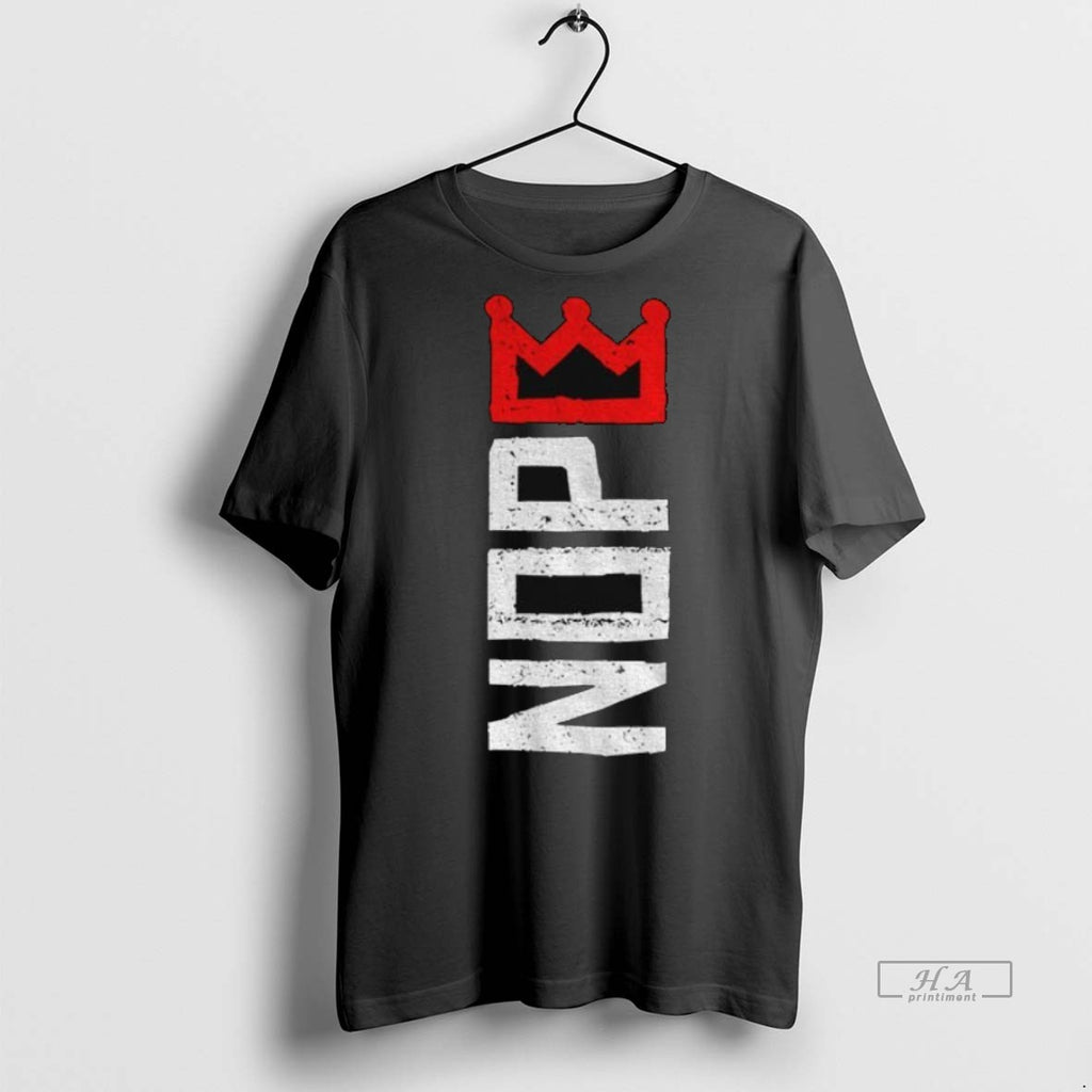 Trendy Official No Kings Protest Sign Vertical Tee Sweater