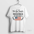 Trendy Official No Kings In America Anti Trump We The People Flag Tee Sweater