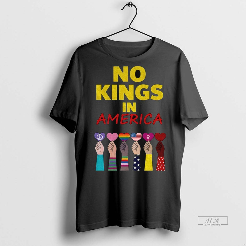 Trendy Official No Kings In America Protest Tee Sweater