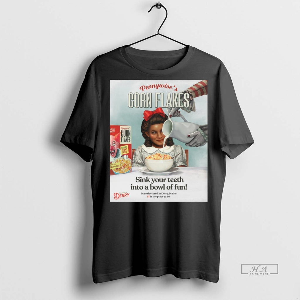 Trendy Official Pennywises Corn Flakes Sink Your Teeth Into A Bowl Of Fun October 26