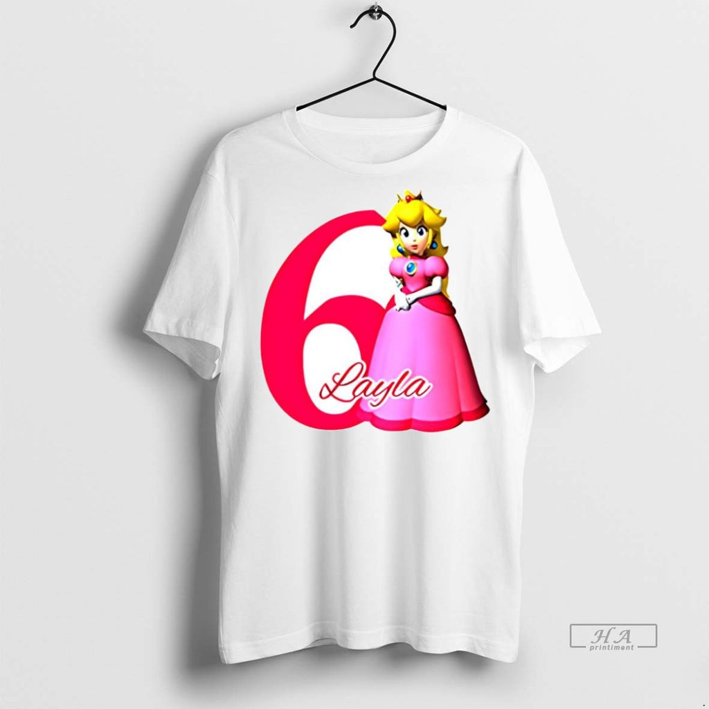 Trendy Official Personalized Princess Birthday 6 Layla Tee Sweater