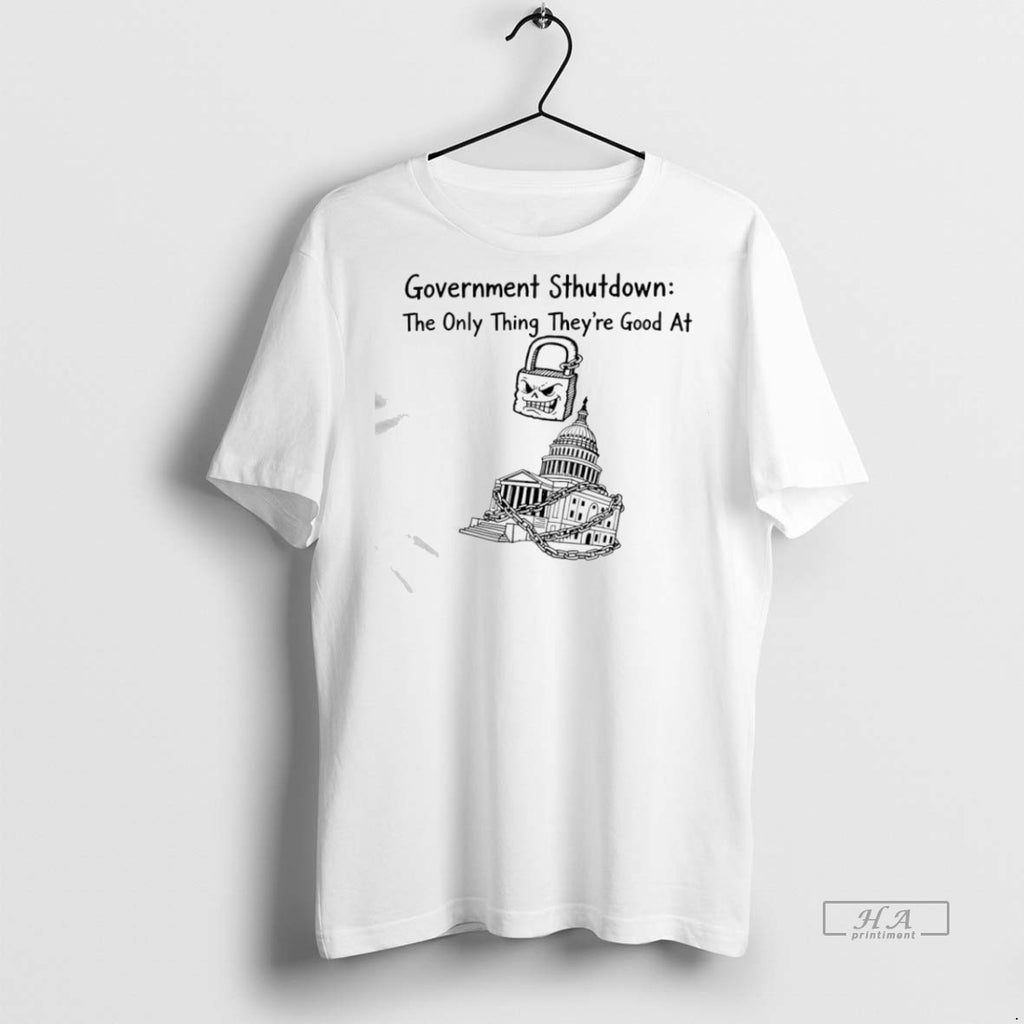 Trendy Official Political Satire Depicting Capitol In Chains And Lock Tee Sweater
