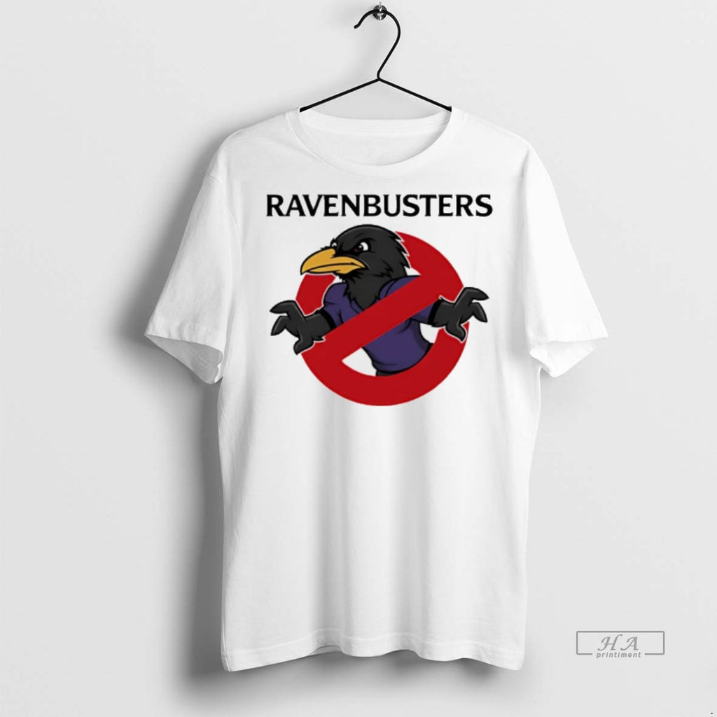 Trendy Official Raven Busters Baltimore Ravens Mascot Tee Sweater