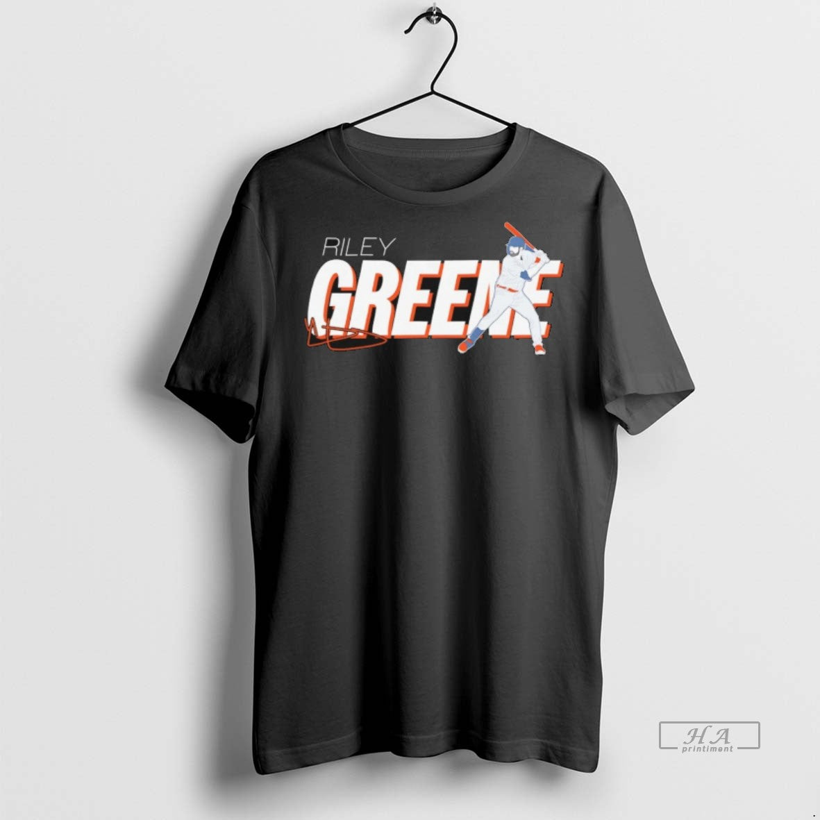 Trendy Official Riley Greene Detroit Tigers Signature Art Tee Sweater