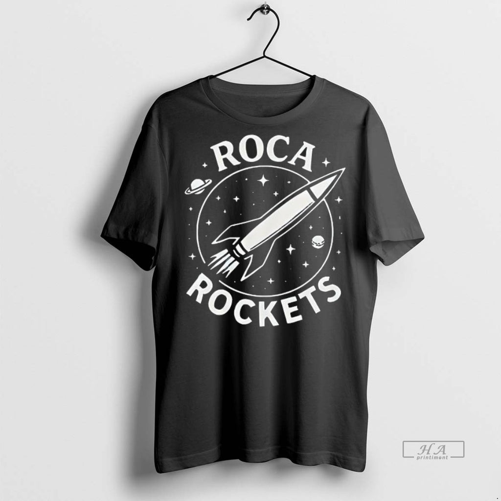 Trendy Official Roca Rockets Cute Mascot Tee Sweater