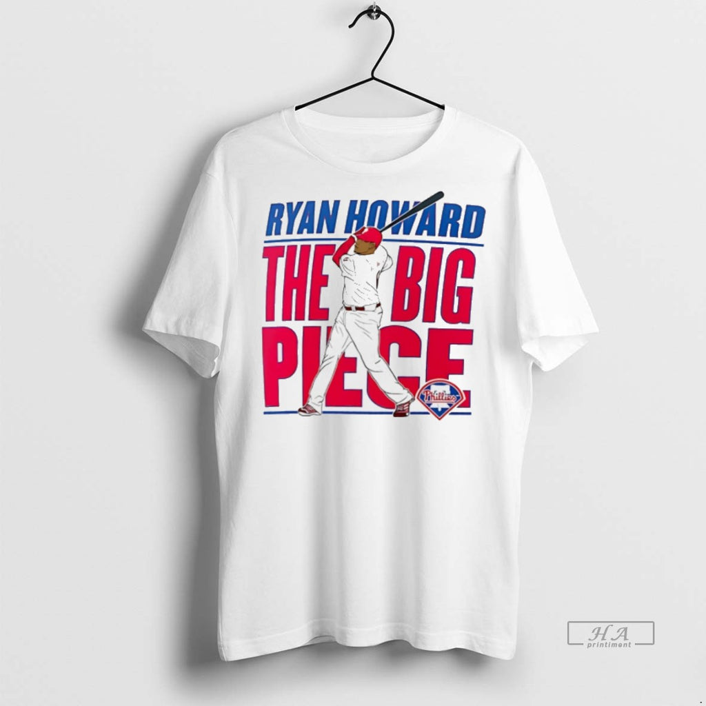 Trendy Official Ryan Howard Philadelphia Phillies The Big Piece Tee Sweater