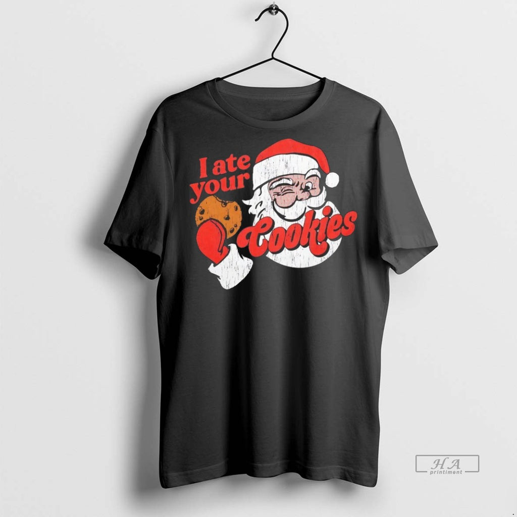 Trendy Official Santa Claus I Ate Your Cookies Christmas Tee Sweater