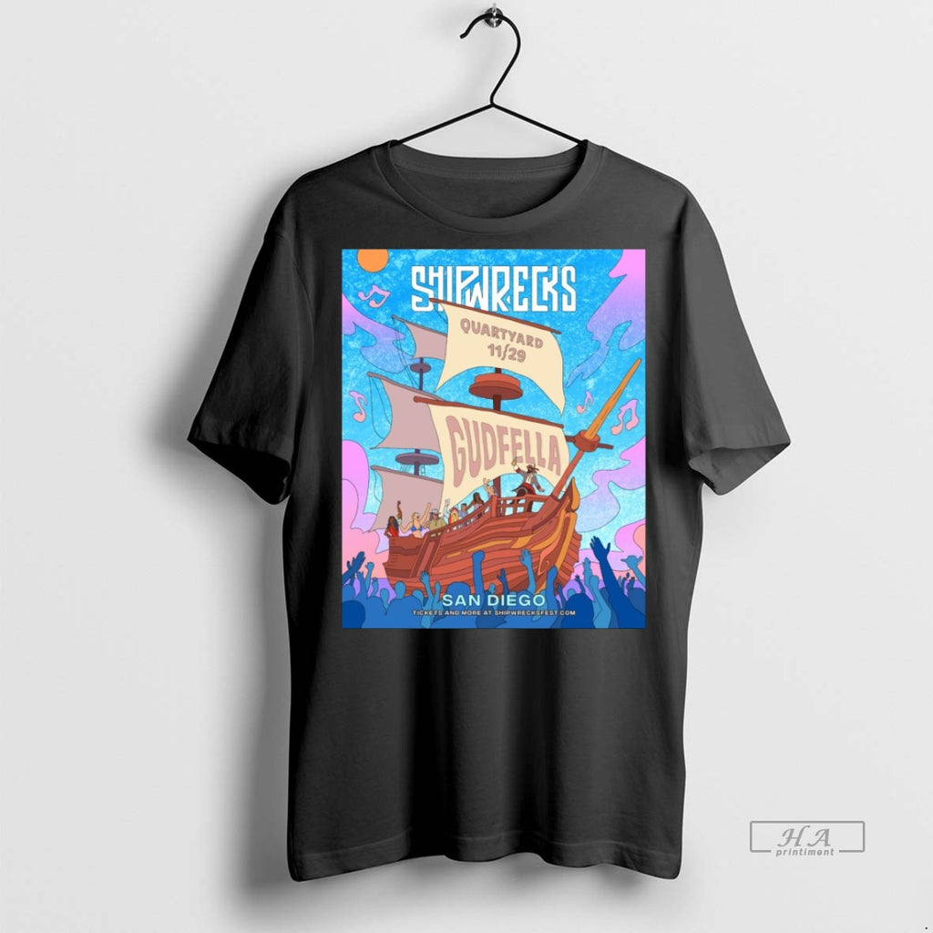 Trendy Official Shipwrecks Music Fest Quartyard In San Diego Ca November 29 2025 Tee Sweater