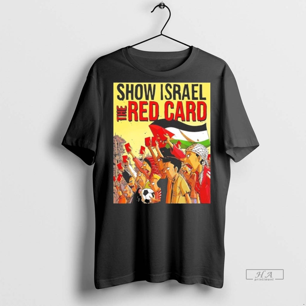 Trendy Official Show Israel The Red Card Tee Sweater