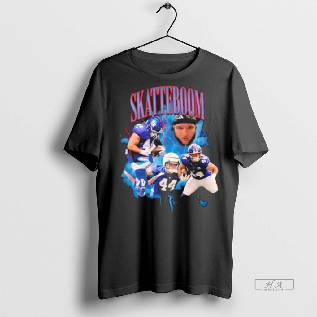 Trendy Official Skatteboom Cam Skattebo New York Giants Football Graphic Tee Sweater