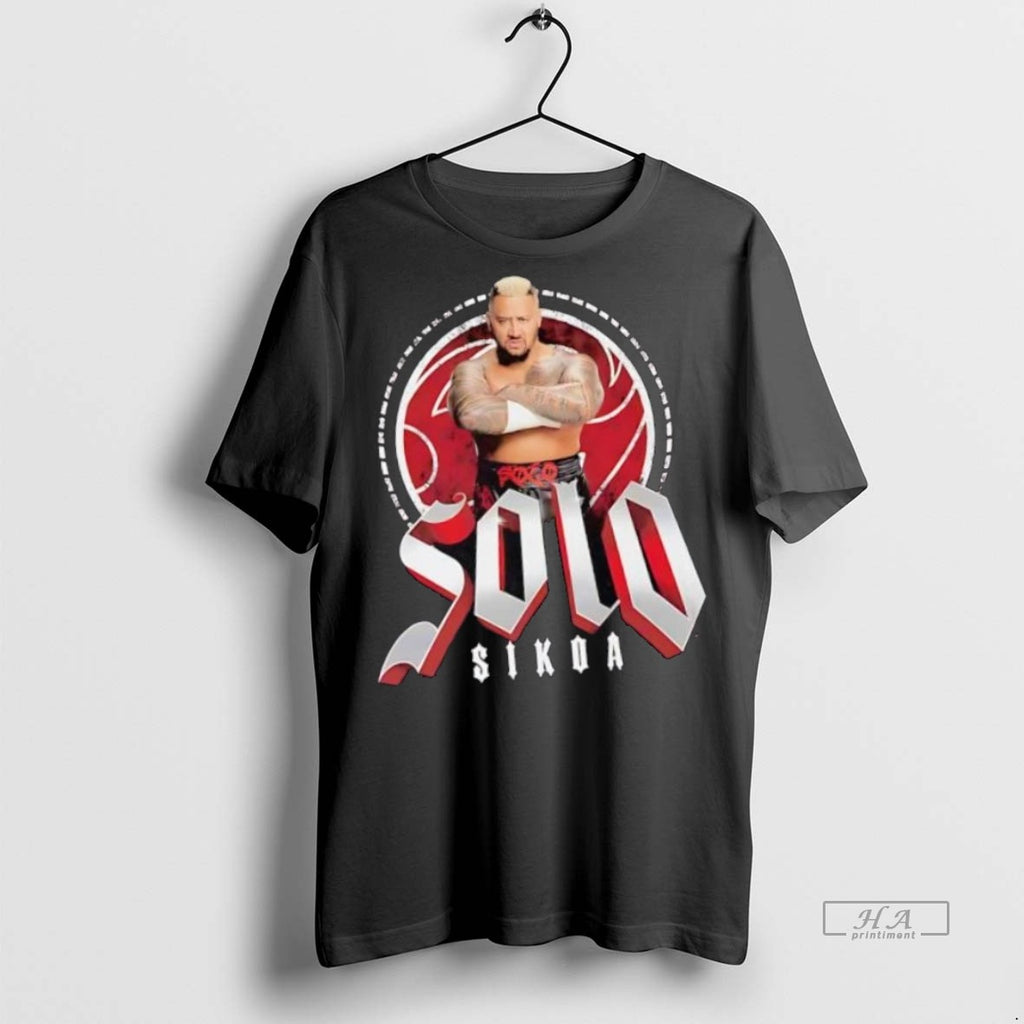 Trendy Official Solo Sikoa Tribal Street Champion Portrait Tee Sweater