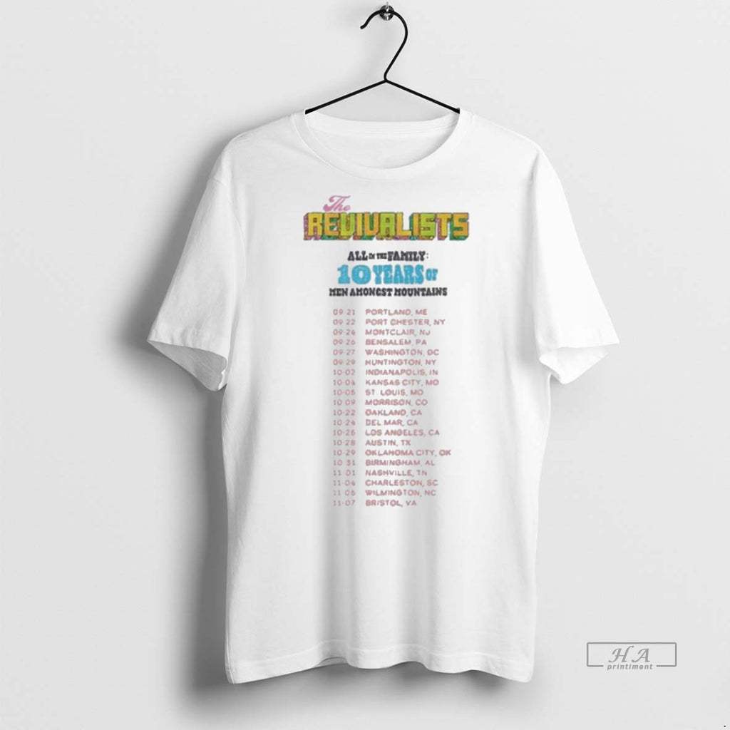 Trendy Official The Revivalists Fall 2025 Tour Schedule Tee Sweater