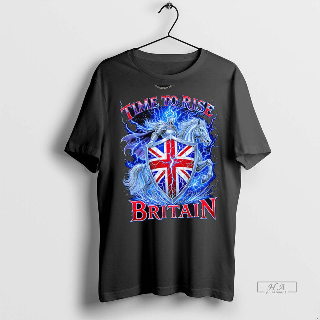 Trendy Official Time To Rise Britain Rise Up England Tee Sweater