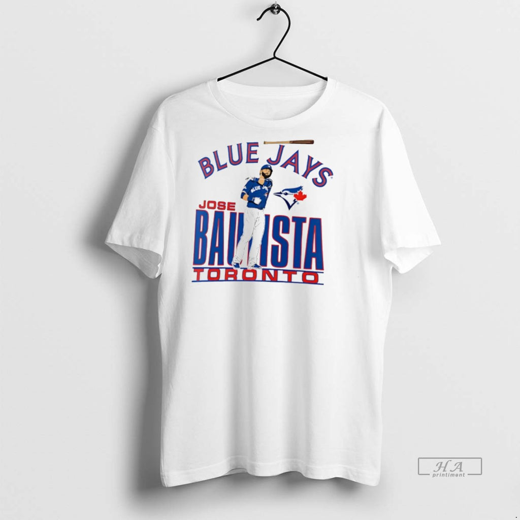 Trendy Official Toronto Blue Jays Jose Bautista Swing Tee Sweater