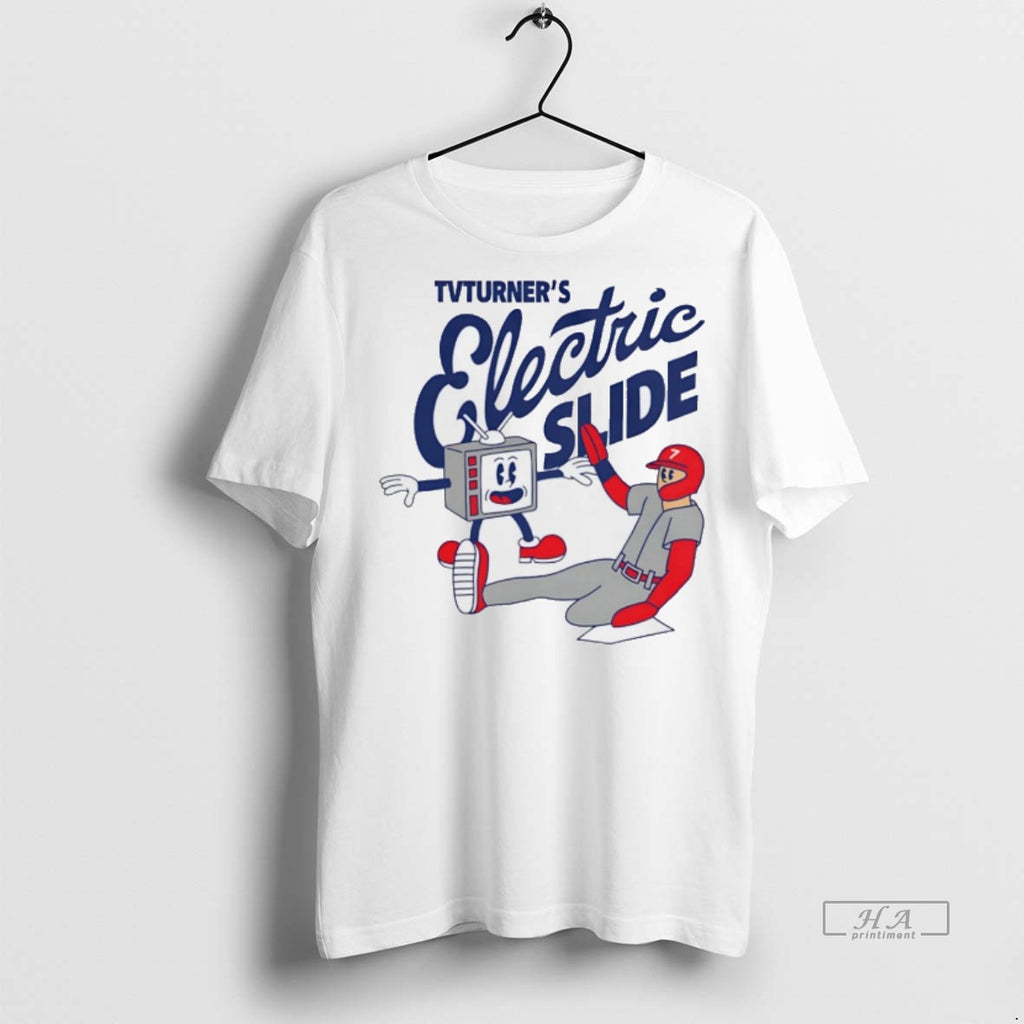 Trendy Official Trea Turner Philadelphia Phillies Tv Turners Electric Side Tee Sweater