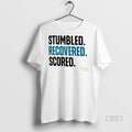 Trendy Official Trevor Lawrence Stumbled Recovered Scored Signature Tee Sweater