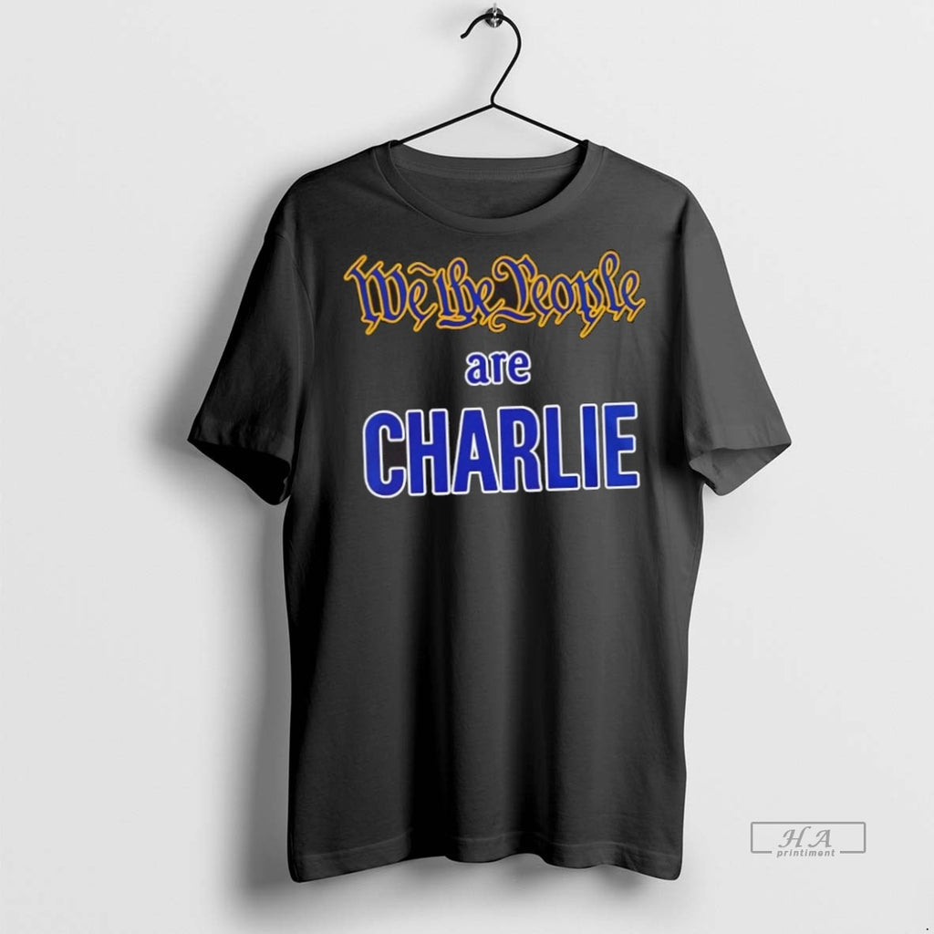 Trendy Official We The People Are Charlie Kirk X Montana State 2 Sided Tee Sweater
