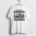 Trendy Official Where The Spirit Of The Lord Is There Is Freedom Tee Sweater