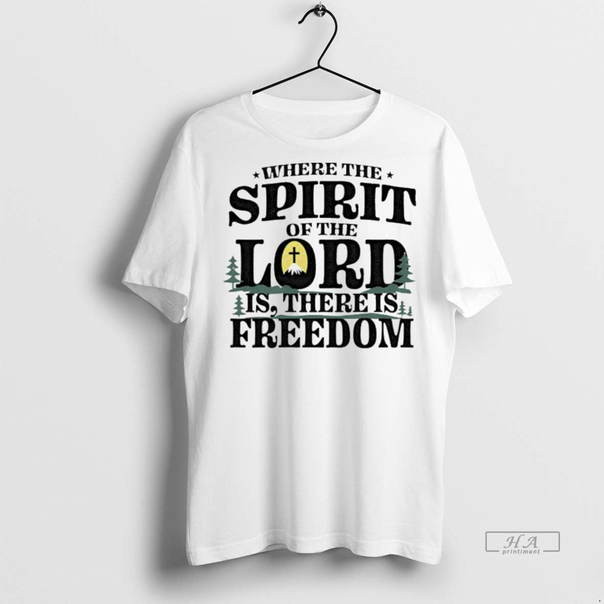 Trendy Official Where The Spirit Of The Lord Is There Is Freedom Tee Sweater