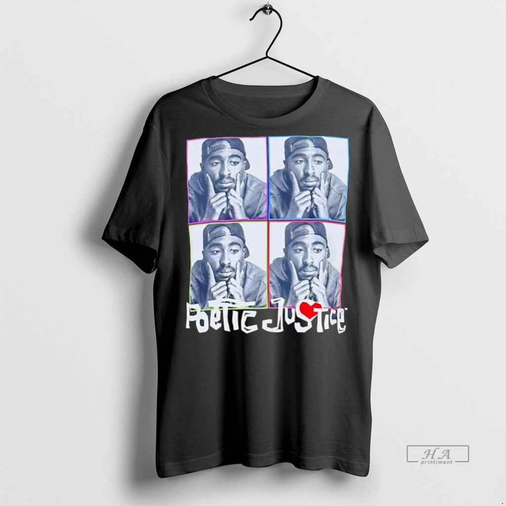 Trendy Official Poetic Justice Tupac 2pac Graphic T Shirt Gvijx8 Tee Sweater