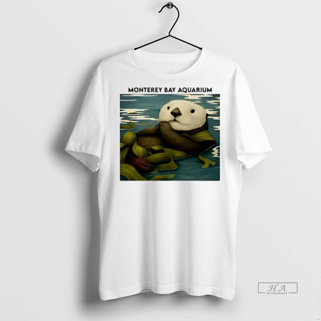 Trendy Official Xwfjxb2z Monterey Bay Aquarium Otter Tee Sweater