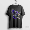 Trendy Officials Baltimore Ravens Gridiron Style Purple Grit Design Shirt Sweater