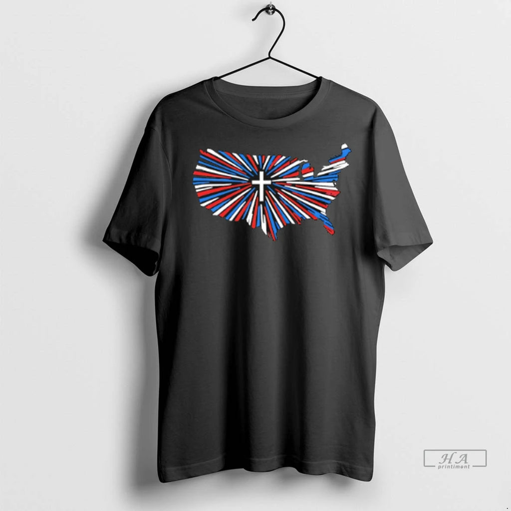 Trendy Officials Godly America Map Shirt Sweater