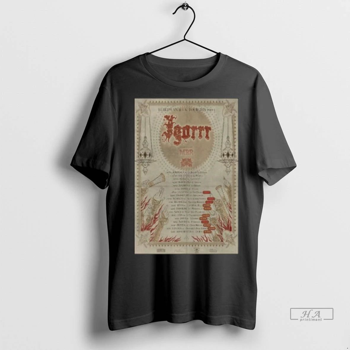 Trendy Officials Igorrr Tour Eu Uk 2025 Long Sleve Shirt Sweater