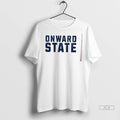 Trendy Officials Onward State Text Simple Shirt Sweater