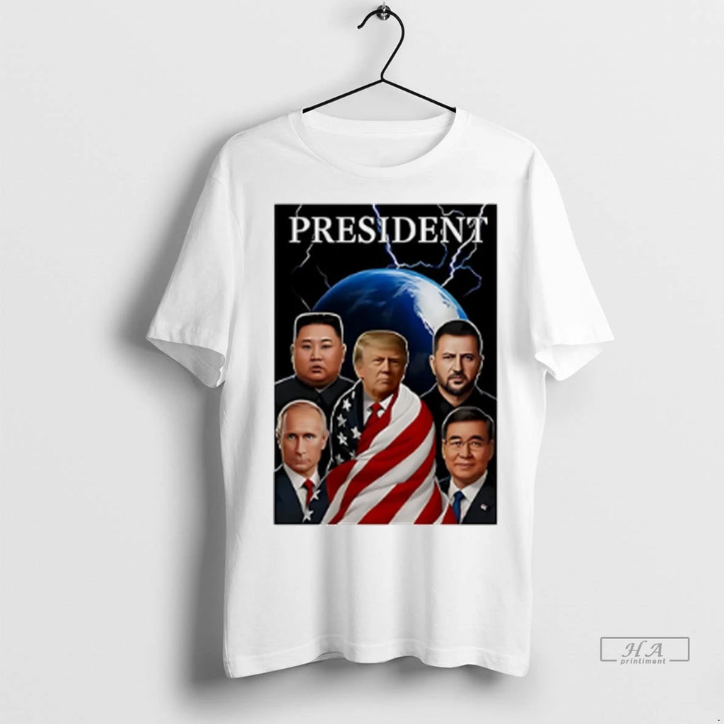 Trendy Officials Presidents Global Trump Putin Zelenskyy Kim Jong Un Xi Jinping Shirt Sweater