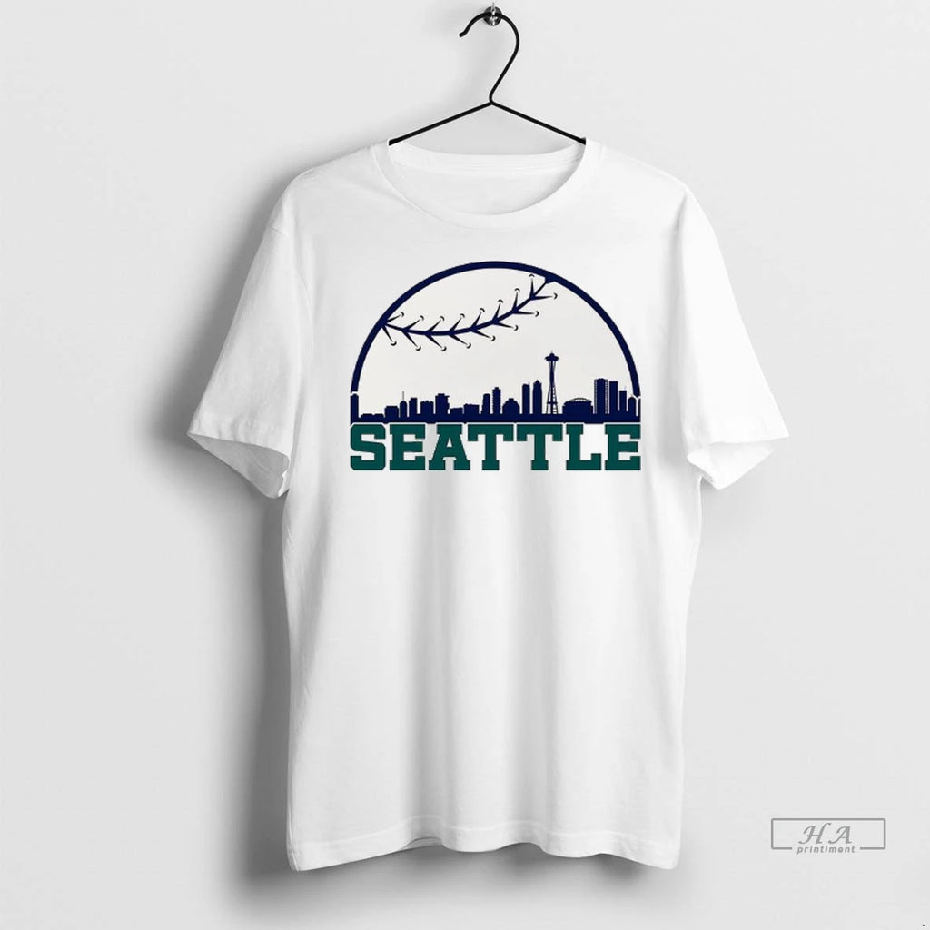 Trendy Officials Seattle Mariners Baseball Skyline Shirt Sweater