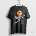 Trendy Officials Skeleton American Football Player Spooky Sports Shirt Sweater