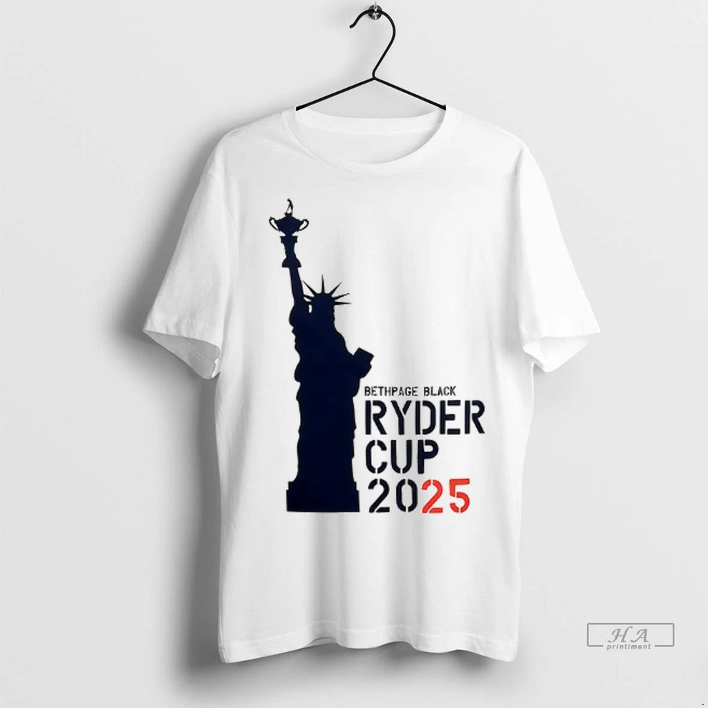 Trendy Officials Usa Ryder Cup 2025 Liberty Bethpage Black Shirt Sweater