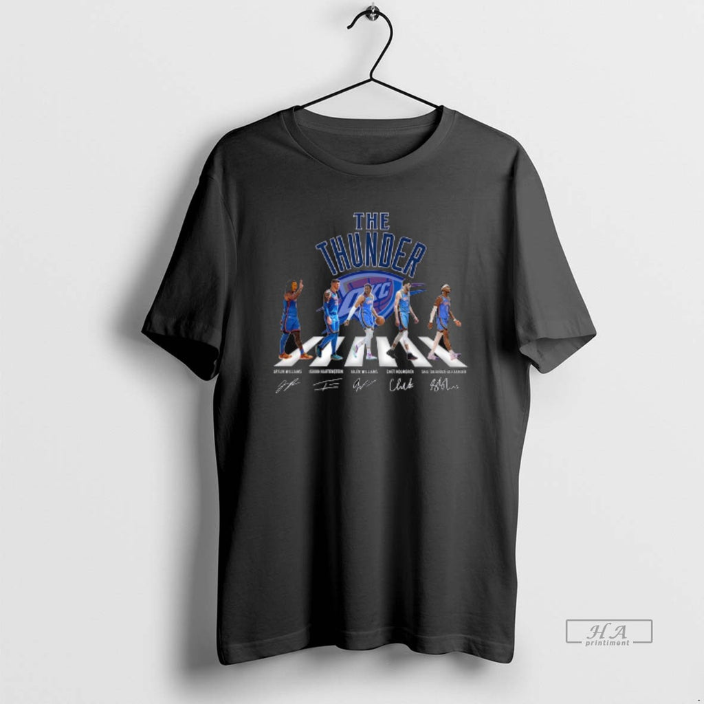 Trendy Oklahoma City Thunder Abbey Road Signature