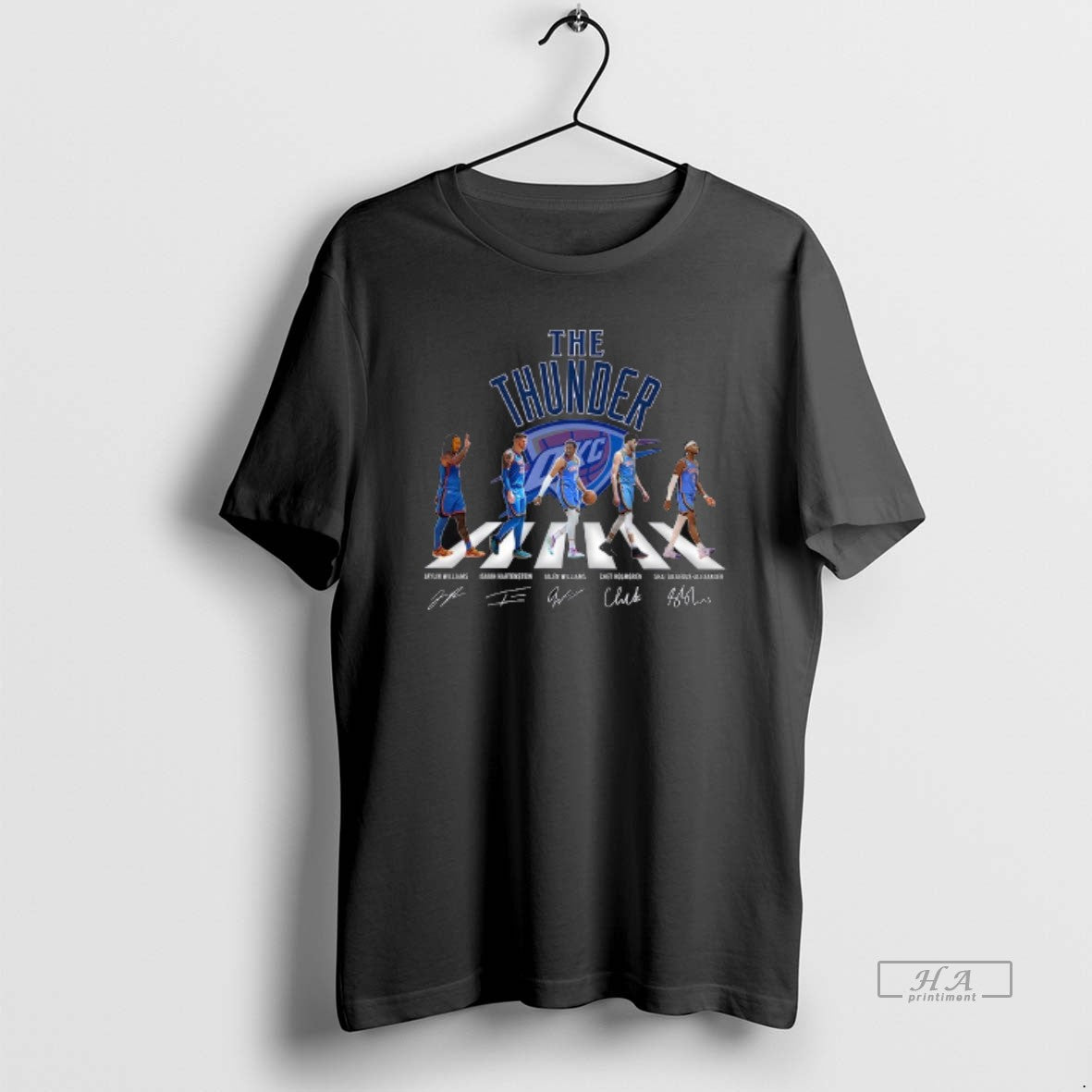 Trendy Oklahoma City Thunder Abbey Road Signature