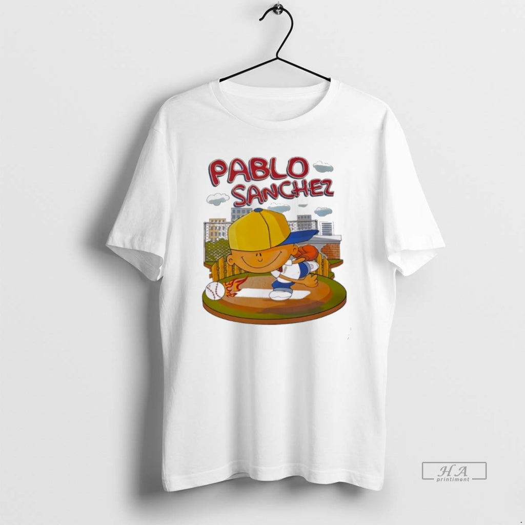 Trendy Pablo Sanchez 2025 Baseball Cartoon