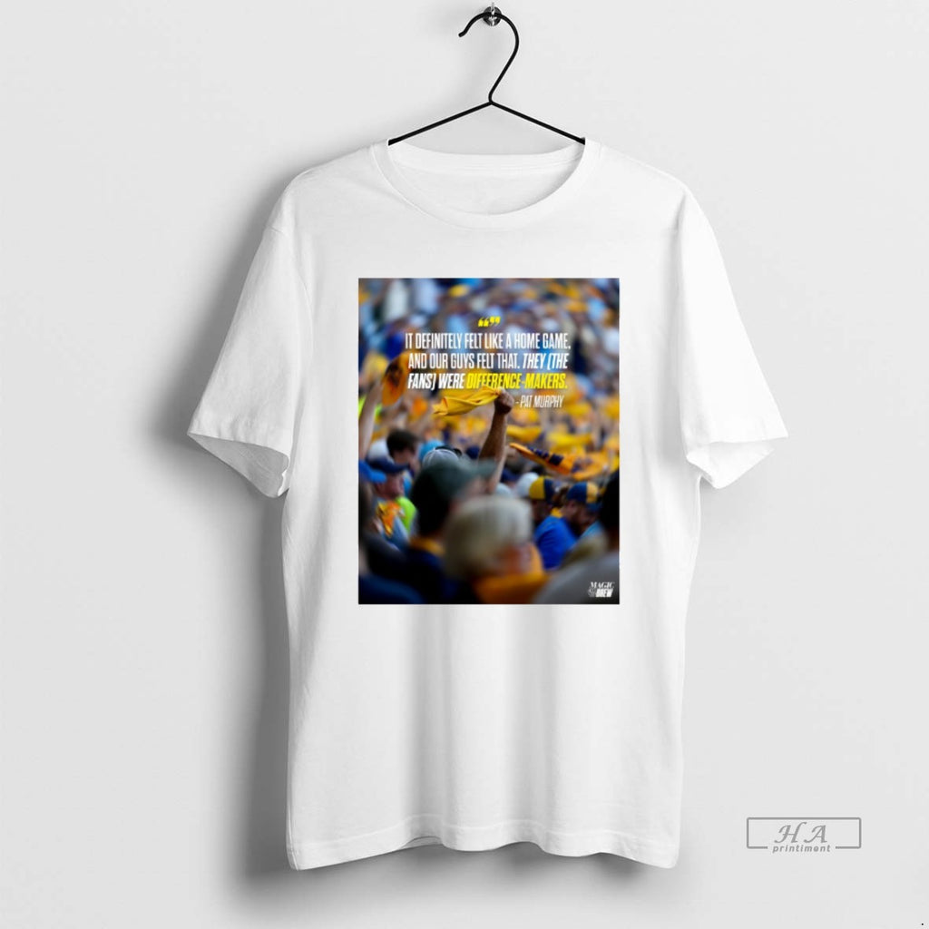 Trendy Pat Murphy Milwaukee Brewers It Definitely Felt Like A Home Game And Our Guys