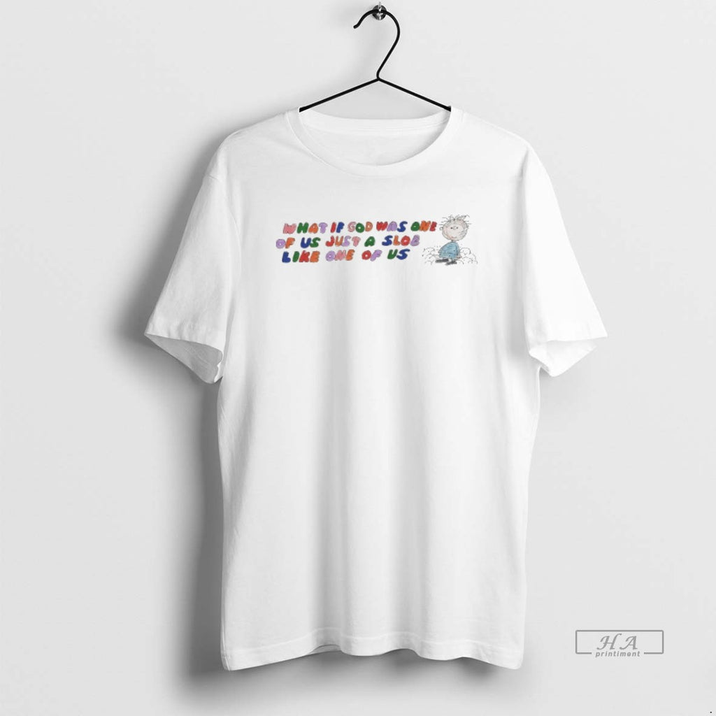 Trendy Peanuts Pig Pen What If God Was One Of Us Just A Slob Tee