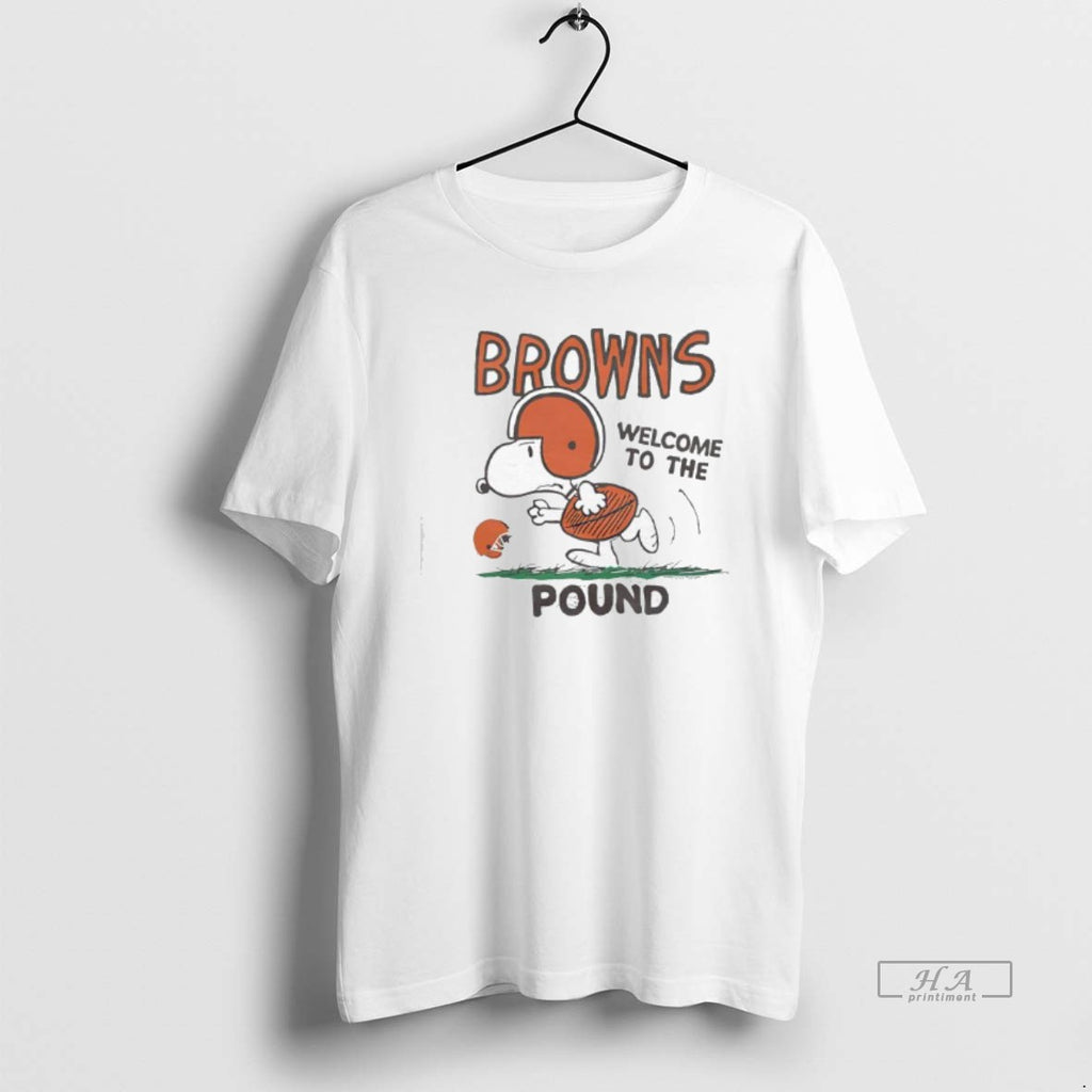 Trendy Peanuts X Cleveland Browns Welcome To The Pound