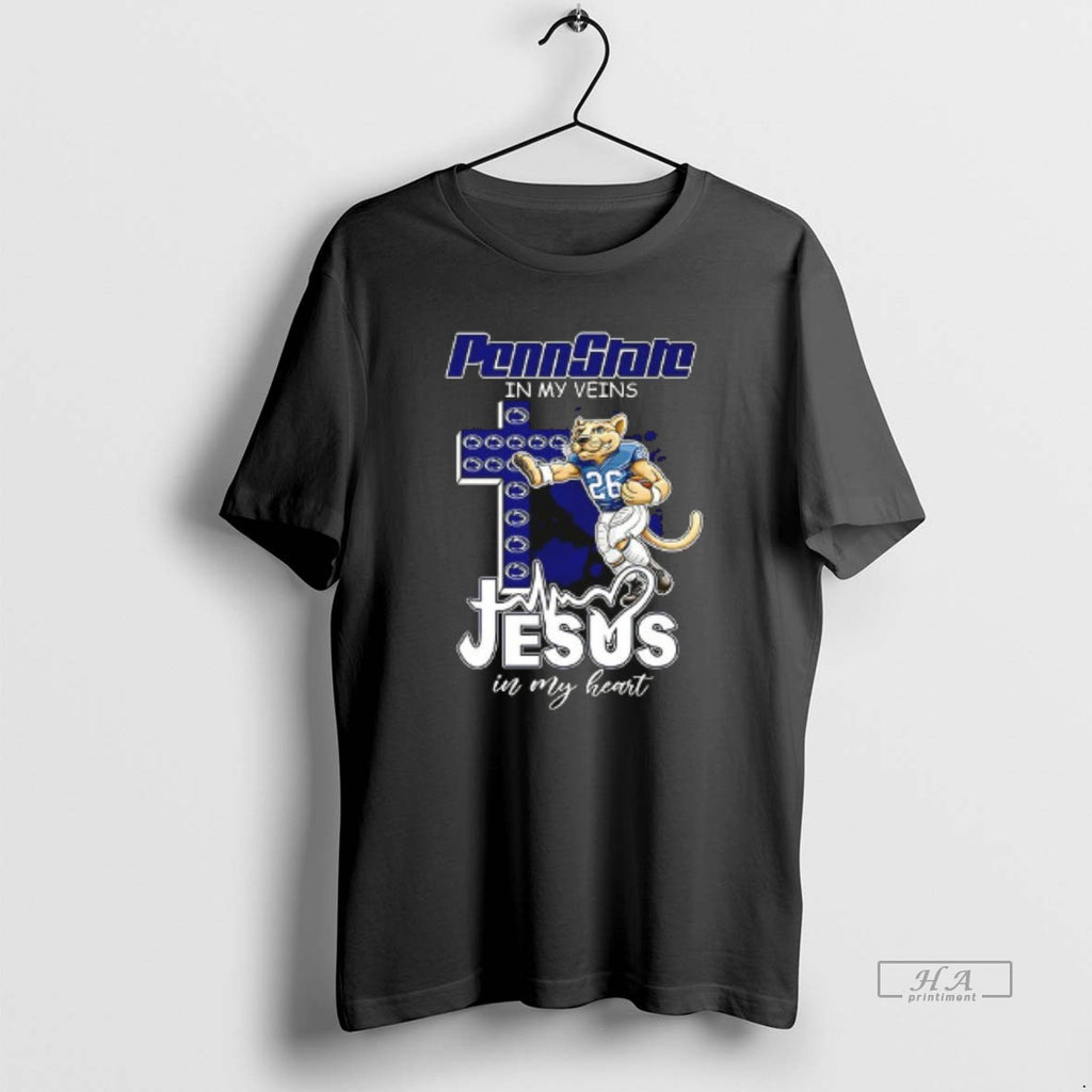 Trendy Penn State In My Veins Jesus In My Heart Ceramic Ceramic And Classic Dad