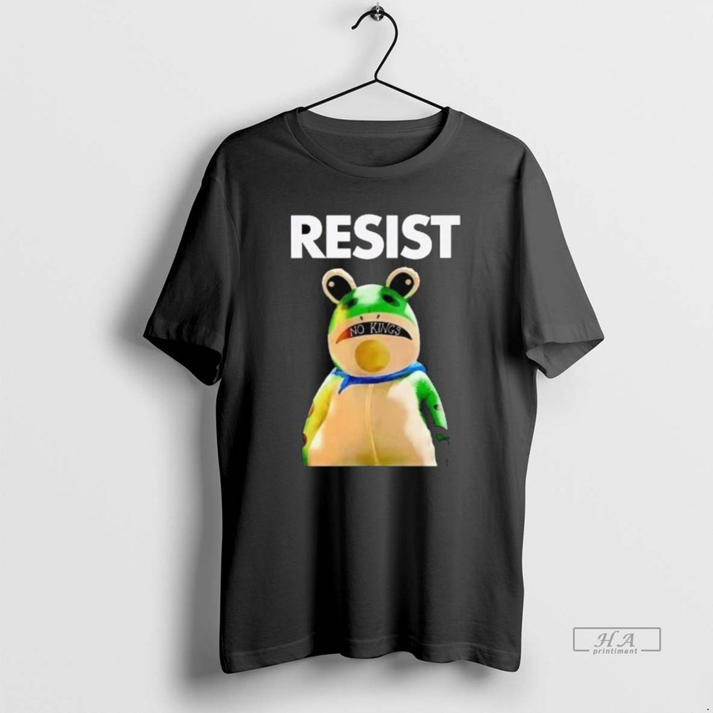 Trendy Portland Frog Resist No Kings Long Sleve
