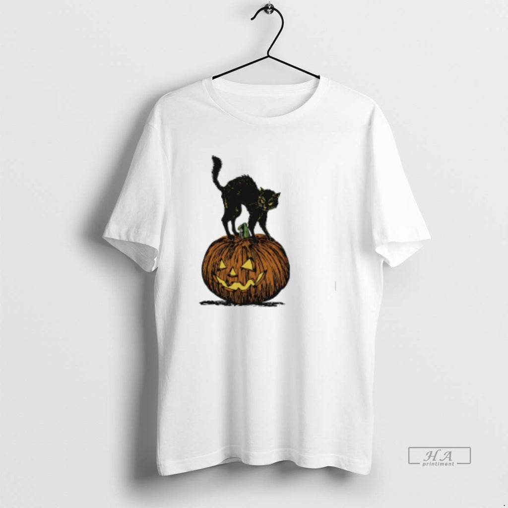 Trendy Pumpkin Cat Halloween 2025