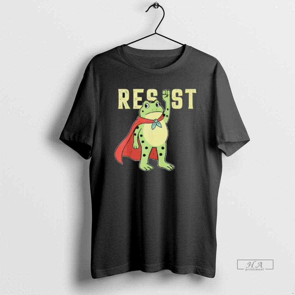 Trendy Resist Frog Portland Frog Protest Frog