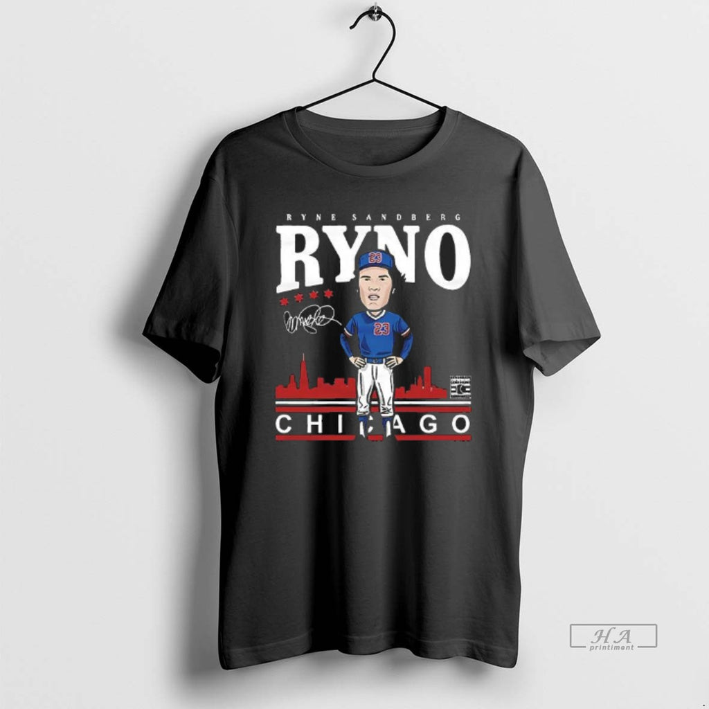Trendy Ryne Sandberg Ryno Chicago Cubs Cartoon