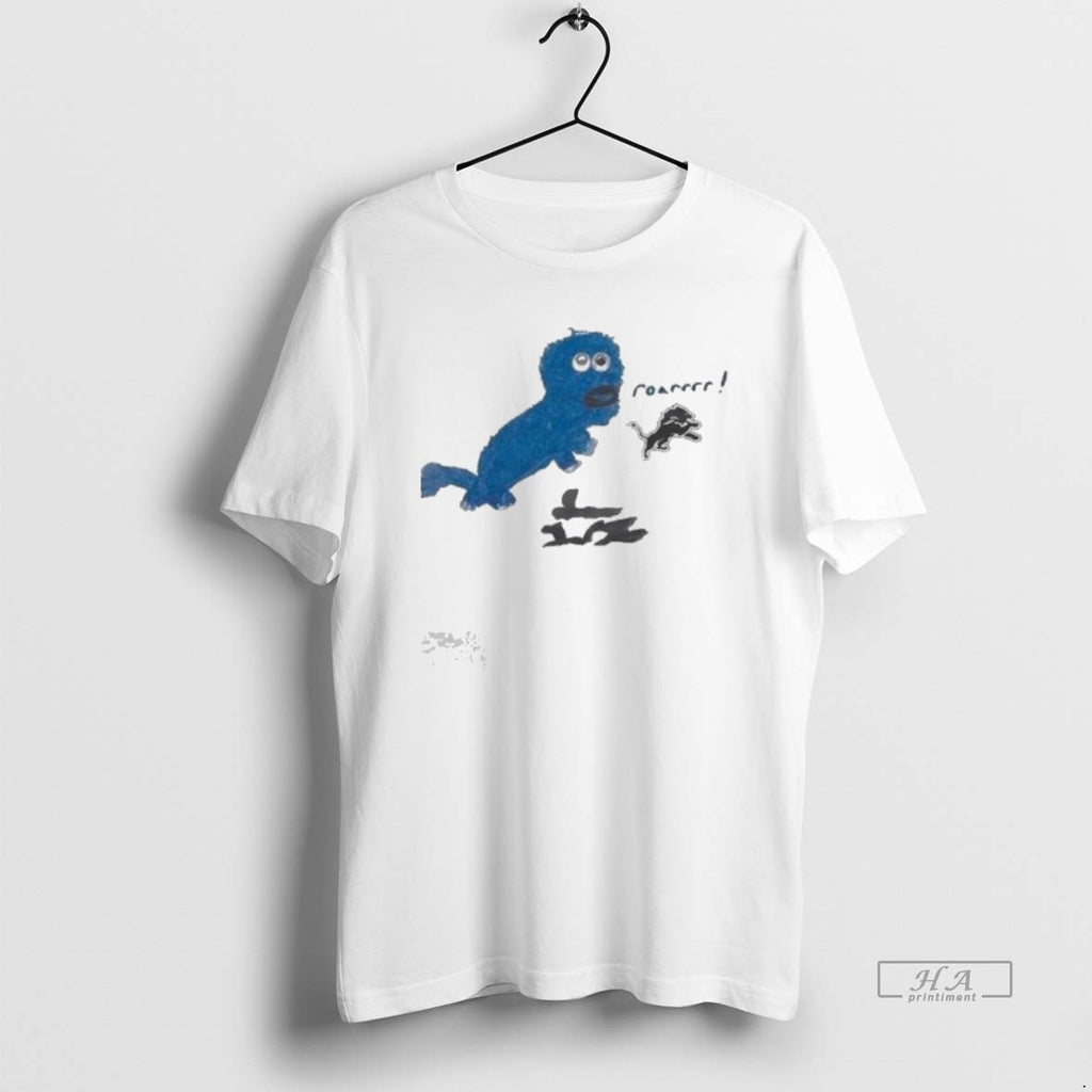 Trendy Sam Laporta X Rookie Draw Detroit Lions Roar Logo