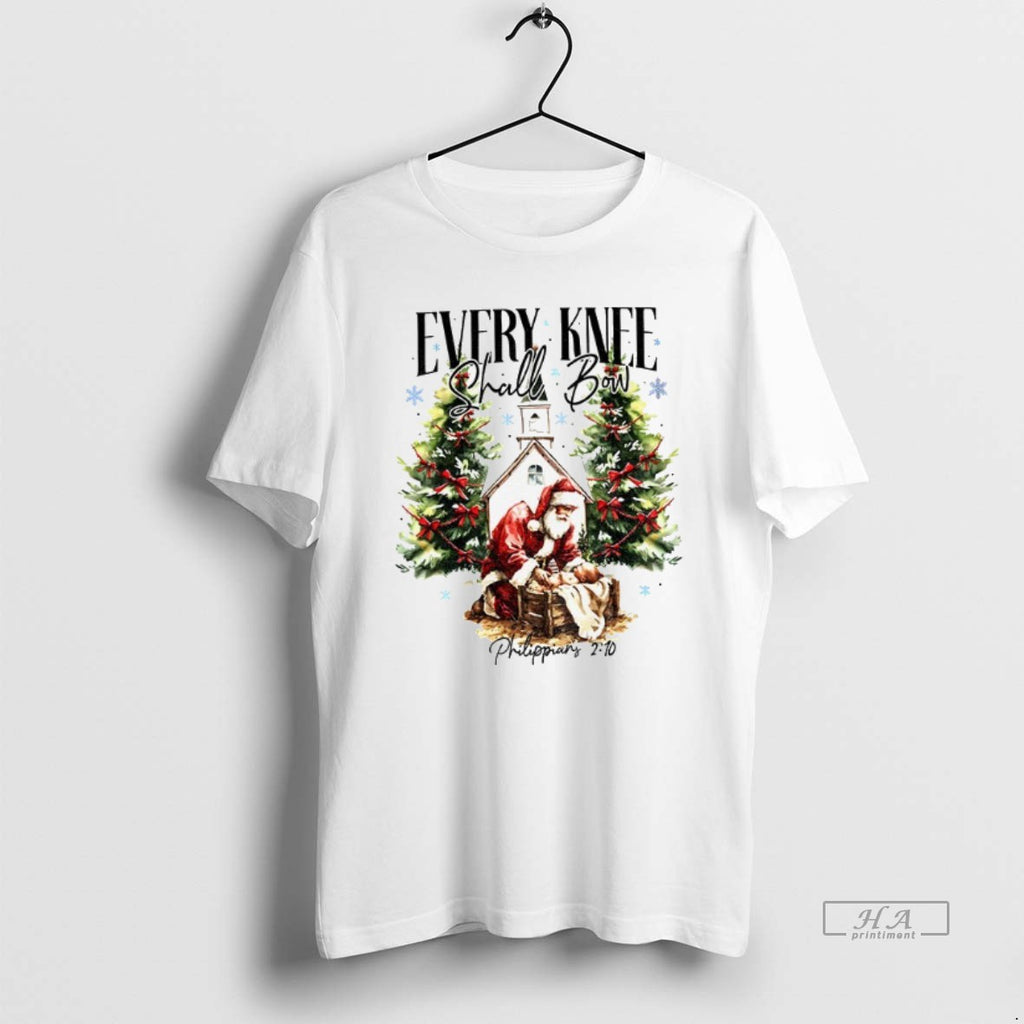 Trendy Santa Claus Every Knee Shall Bow Christmas 2025